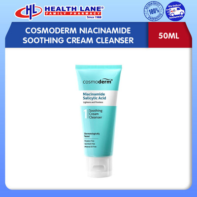 COSMODERM NIACINAMIDE SOOTHING CREAM CLEANSER 50ML